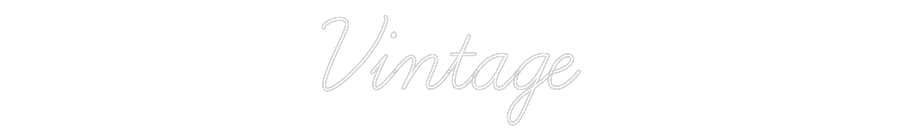 Custom Neon: Vintage
