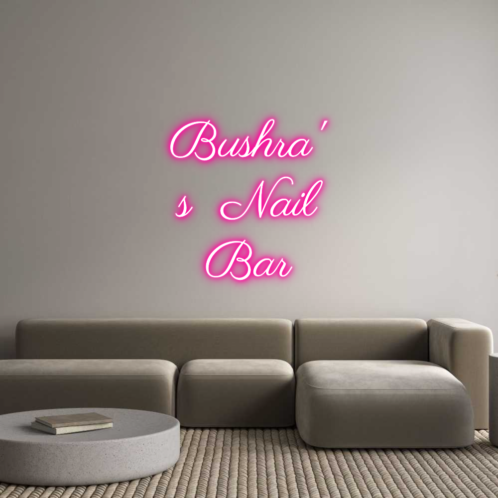 Custom Neon: Bushra'
s N...