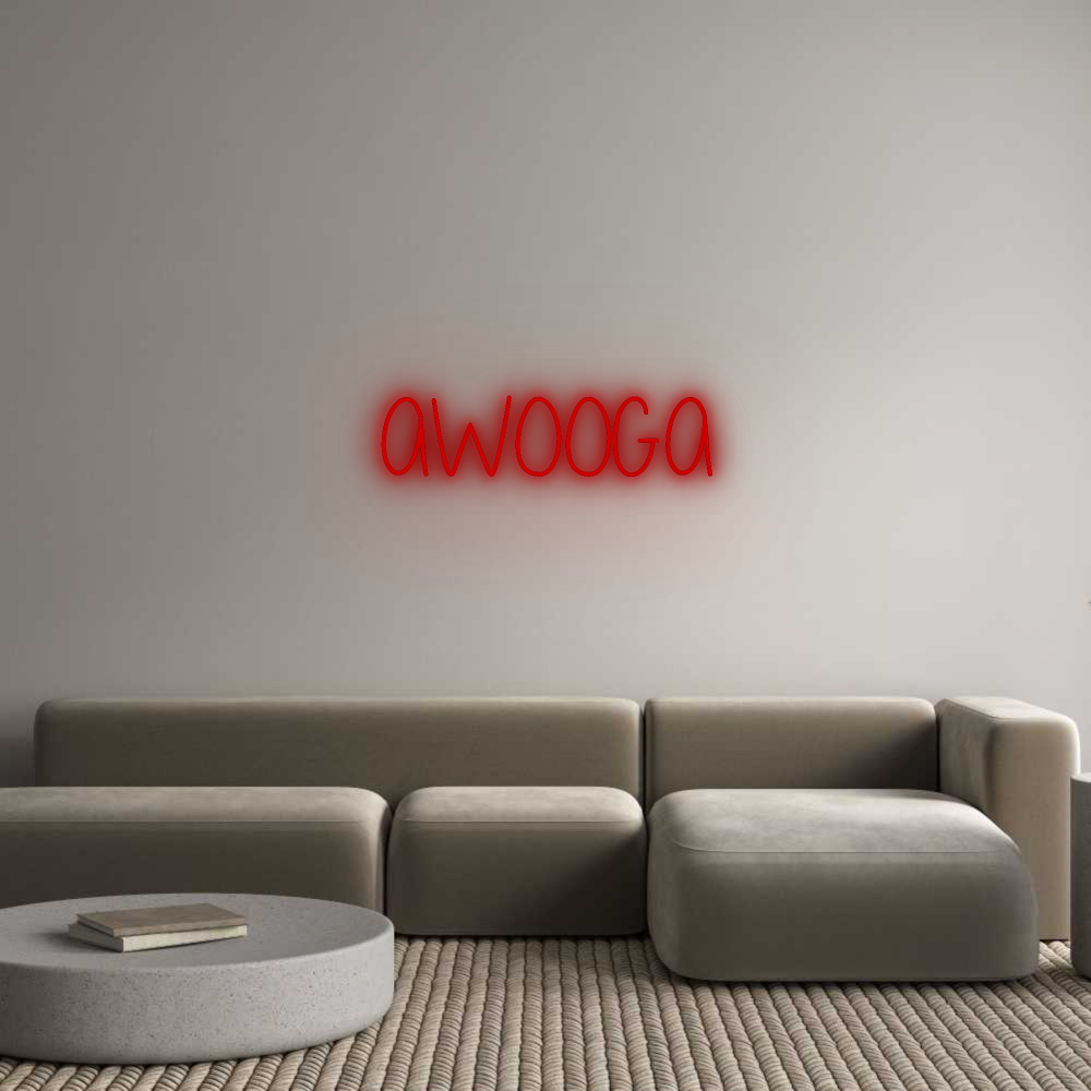 Custom Neon: AWOOGA