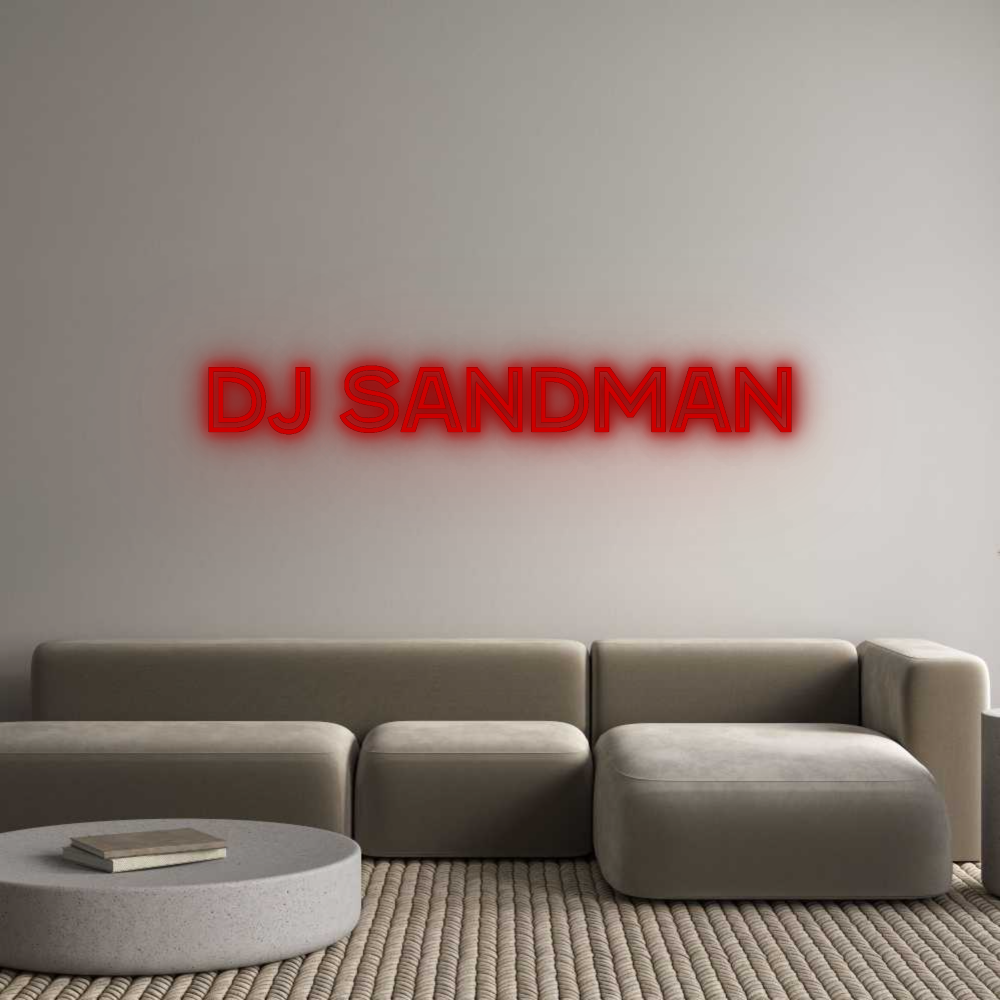 Custom Neon: dj Sandman