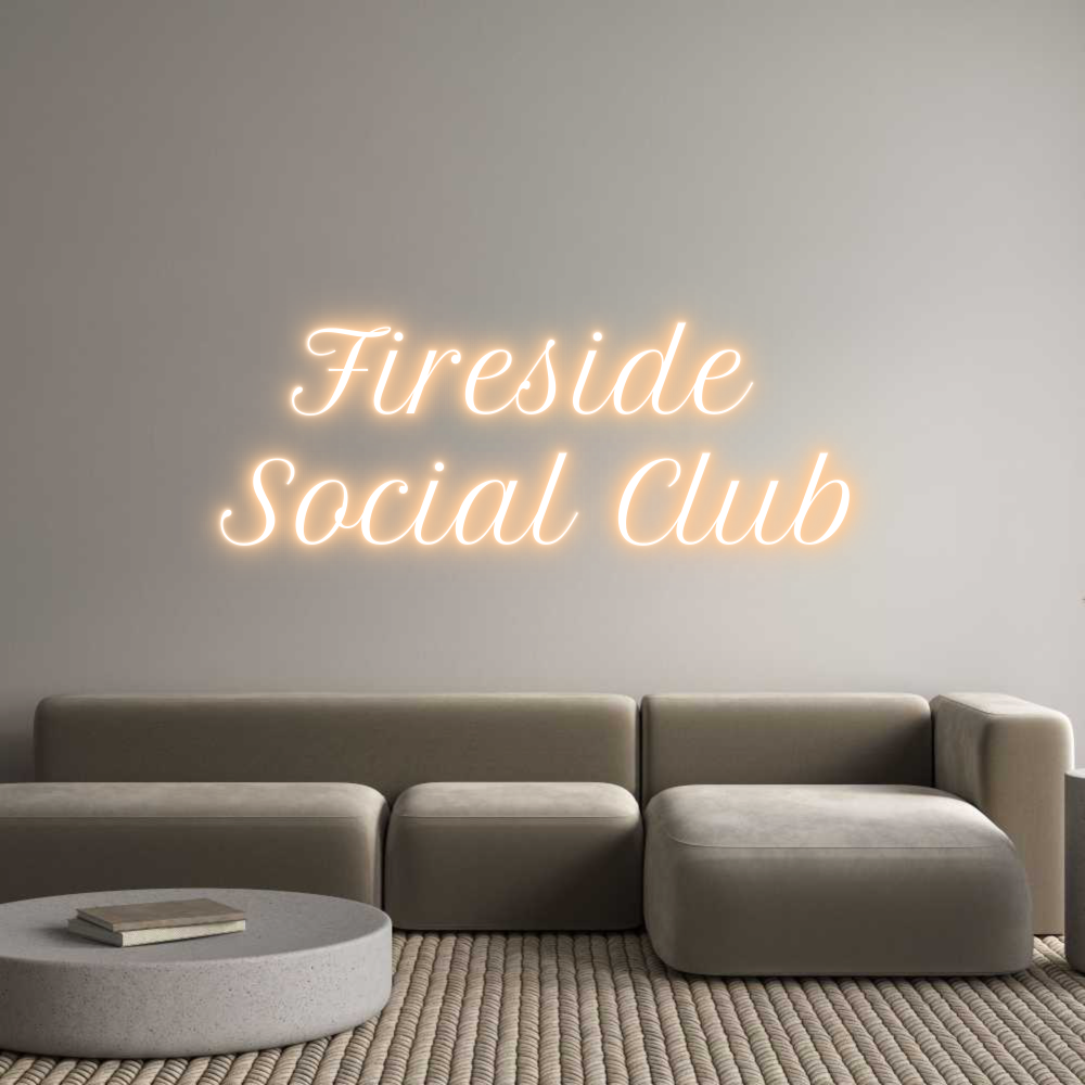 Custom Neon Text - Fireside
So...