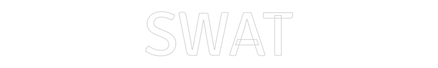 Custom Neon Text - SWAT
