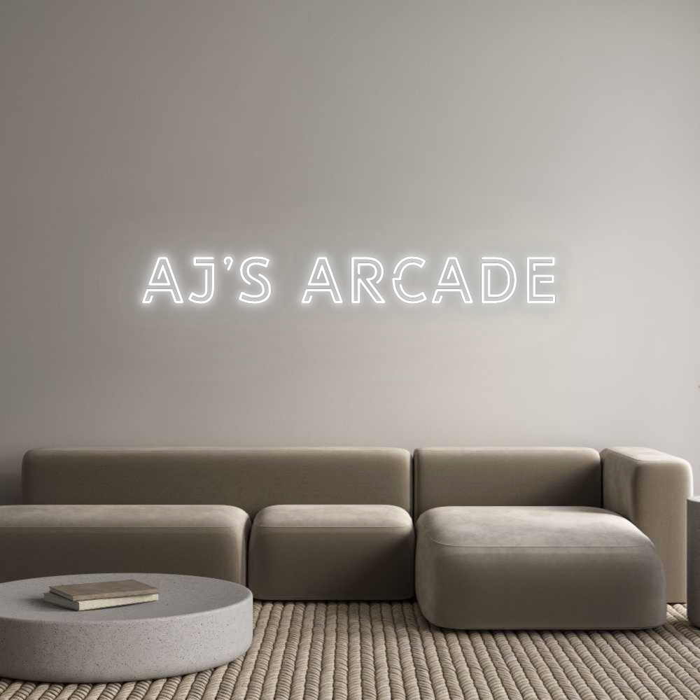 Custom Neon: AJ’S ARCADE
