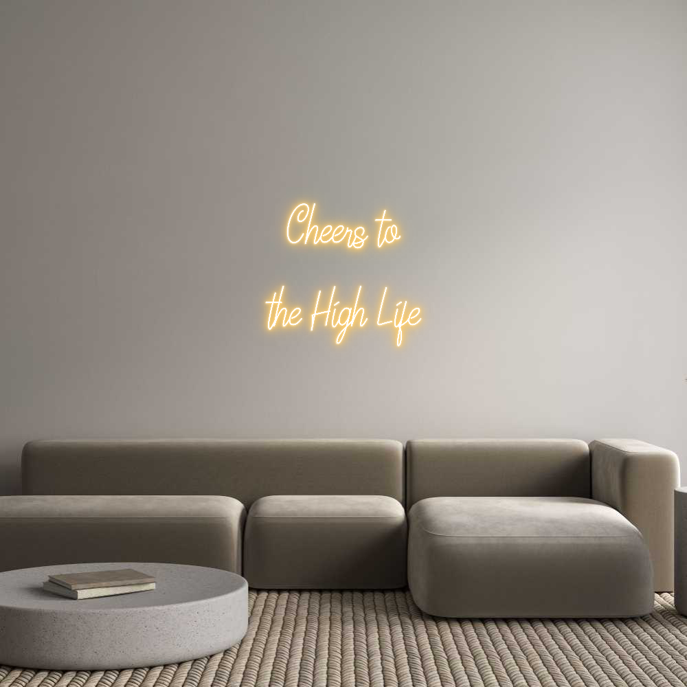 Custom Neon Text - Cheers to
th...