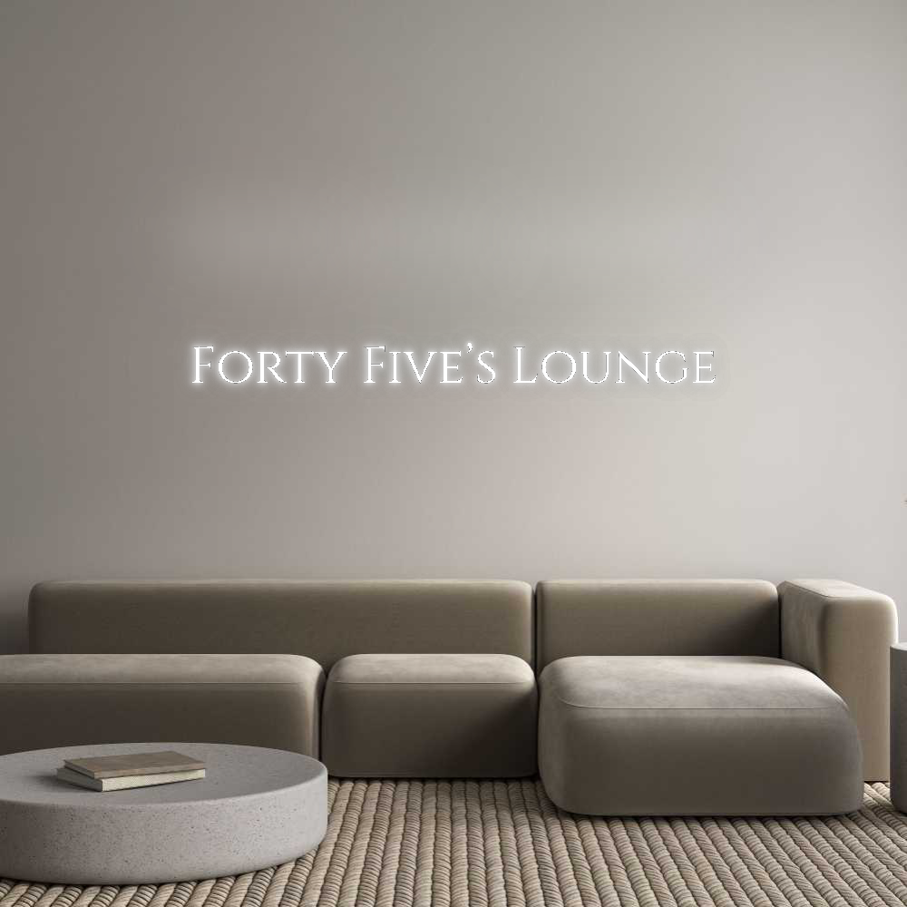 Custom Neon: Forty Five’s ...