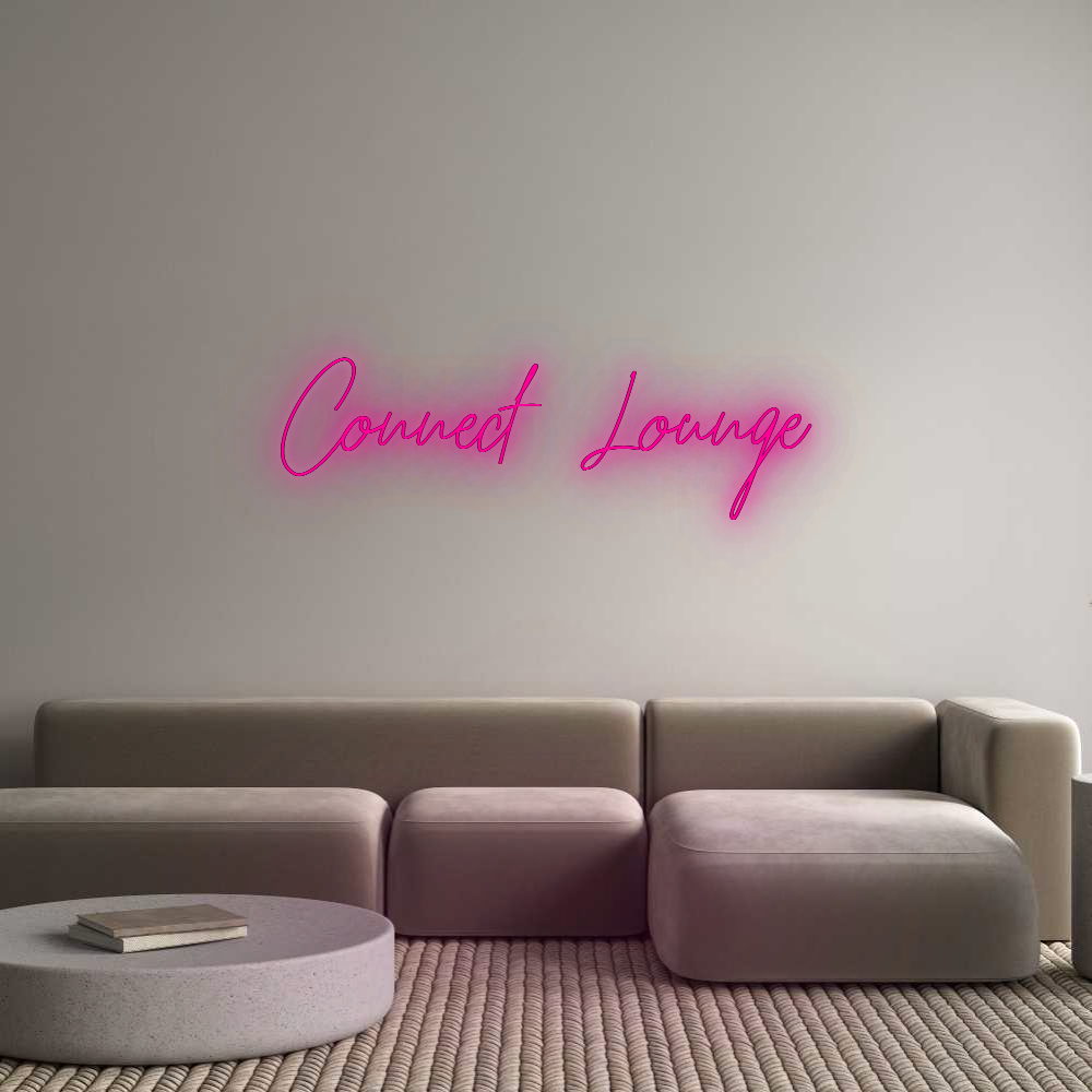 Custom Neon: Connect Lounge