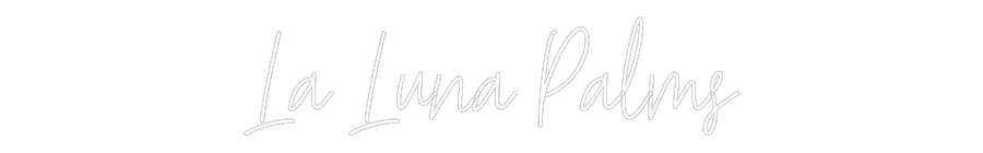 Custom Neon: La Luna Palms