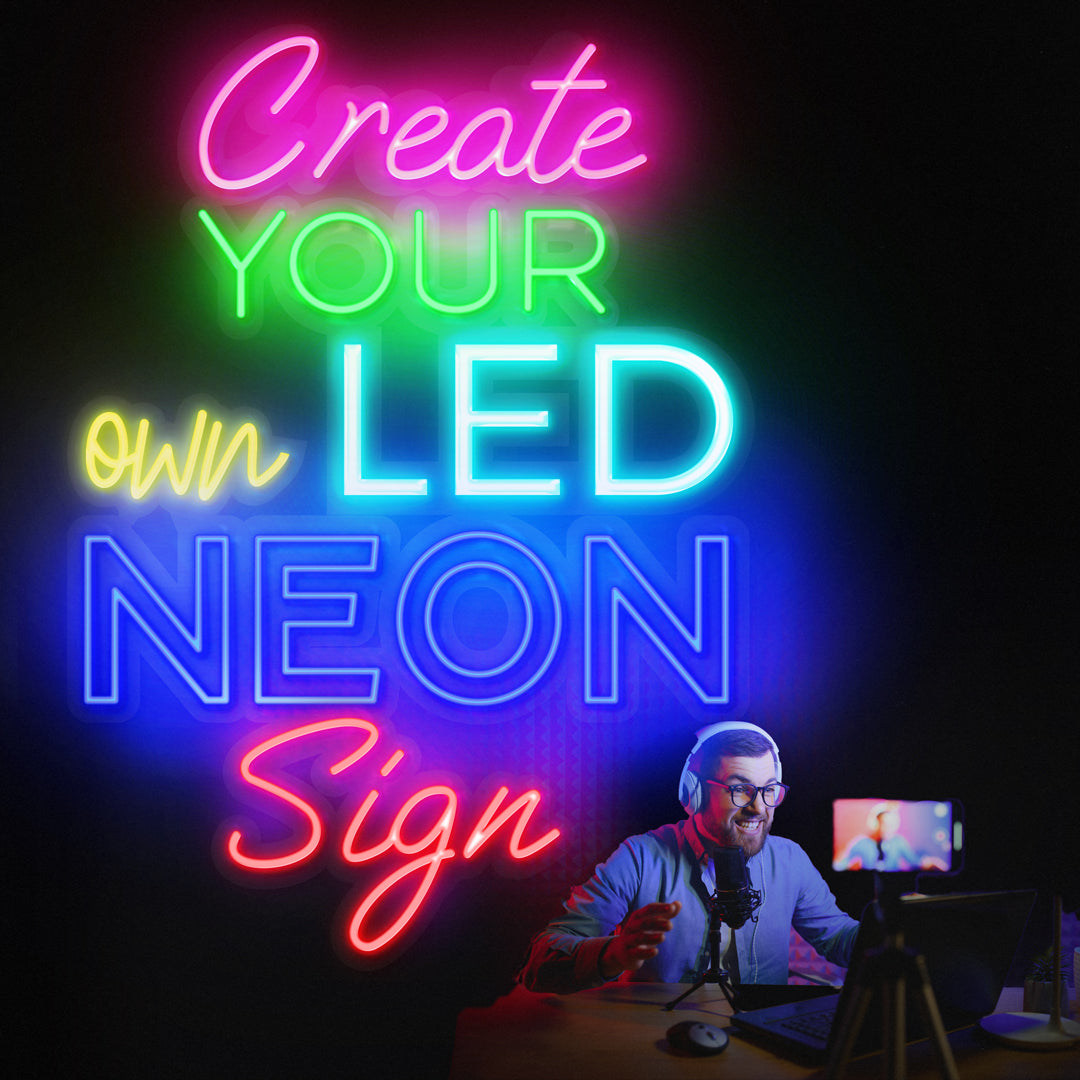 Custom Neon Signs - Neon LED Lights For Indoor and Outdoor - High Quality Personalised Text - 3 Year Warranty