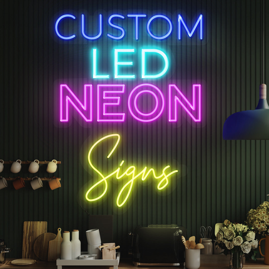 Neon Lights For Room - Custom Neon Wall Sign - Guaranteed Safety & Durability - Personalised Text - 3 Year Warranty