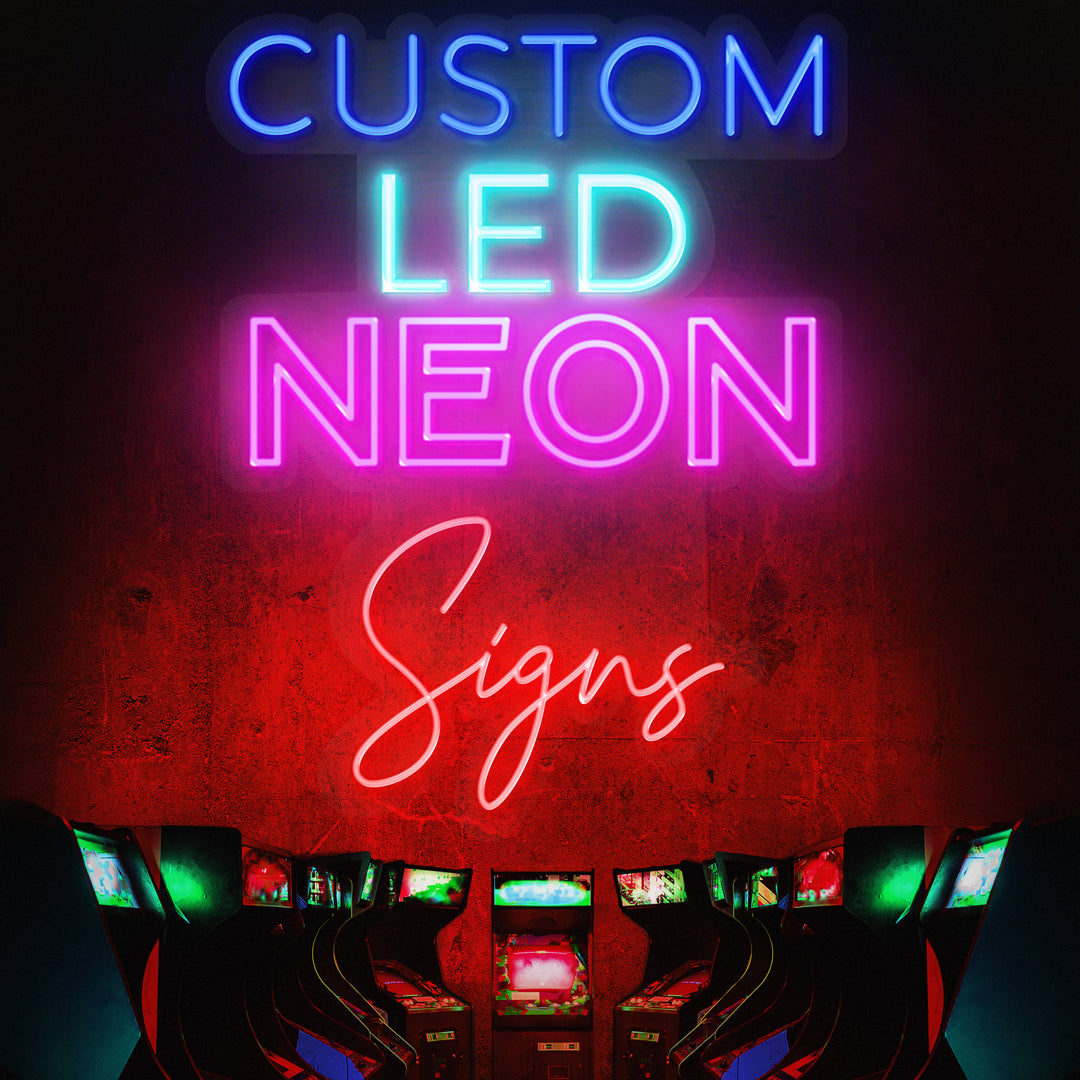 Custom Neon Signs - Neon LED Lights For Indoor and Outdoor - High Quality Personalised Text - 3 Year Warranty