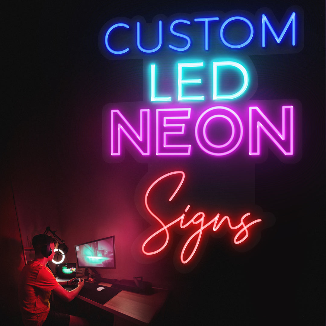 Custom Neon Signs - Neon LED Lights For Indoor and Outdoor - High Quality Personalised Text - 3 Year Warranty