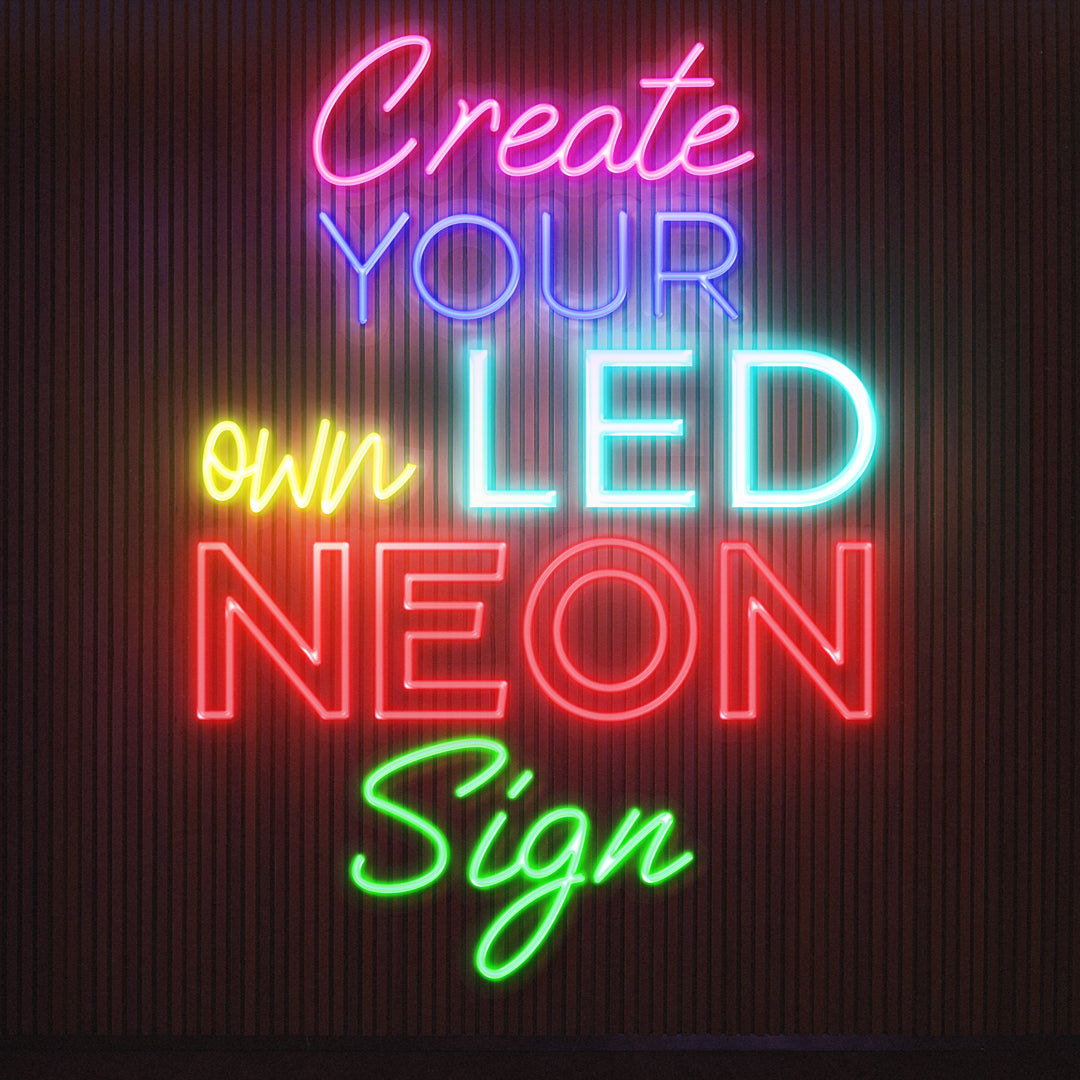 Custom Neon Signs - Neon LED Lights For Indoor and Outdoor - High Quality Personalised Text - 3 Year Warranty