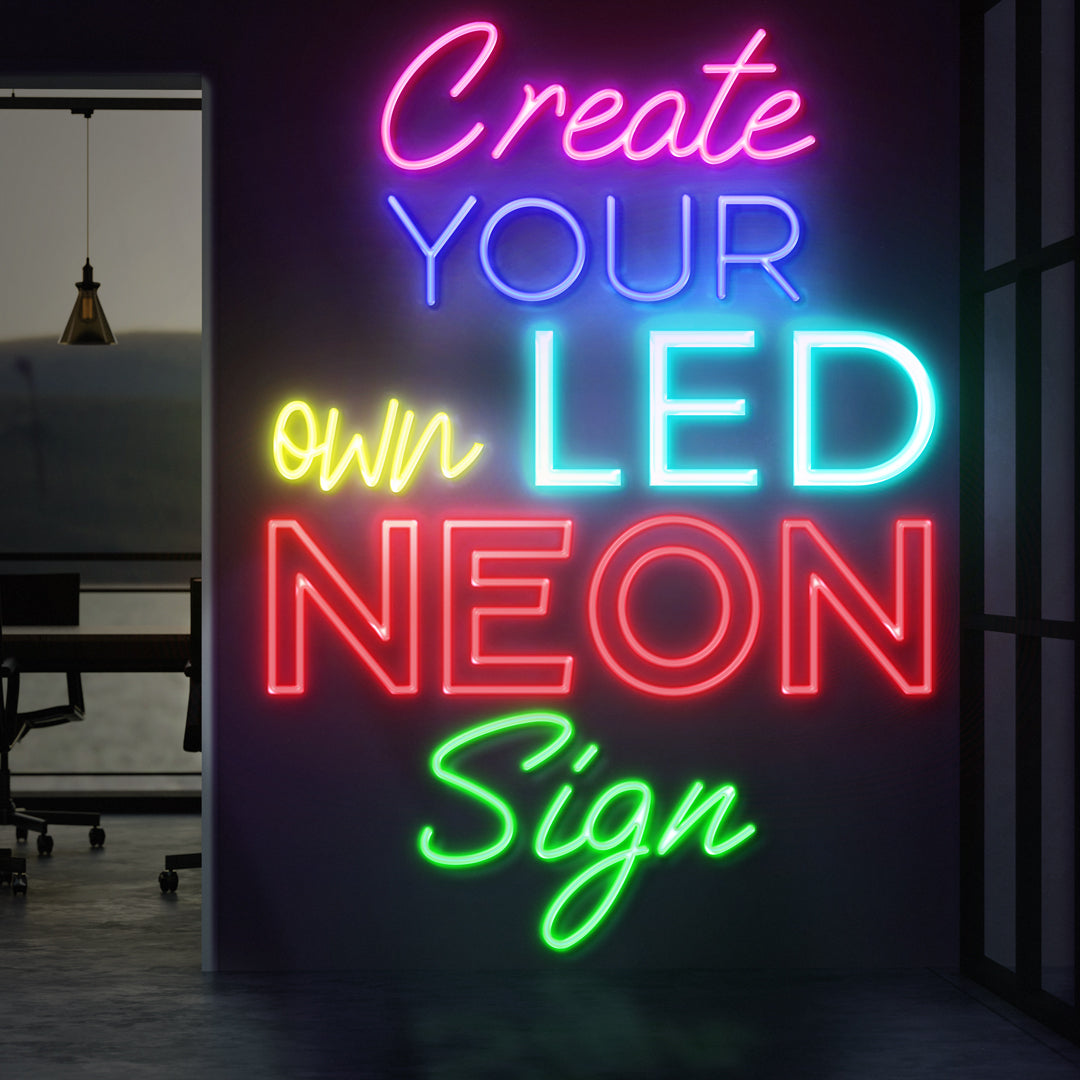 Custom Neon Signs - Neon LED Lights For Indoor and Outdoor - High Quality Personalised Text - 3 Year Warranty