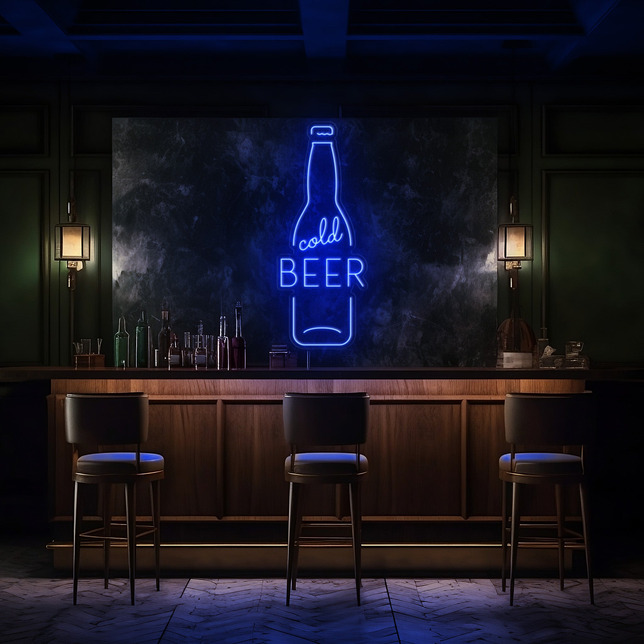 Cold Beer Bottle LED Neon Sign!