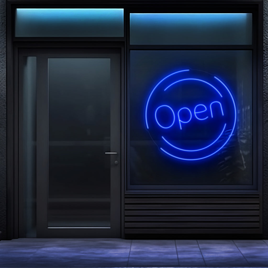 Open Circle LED Neon Sign!