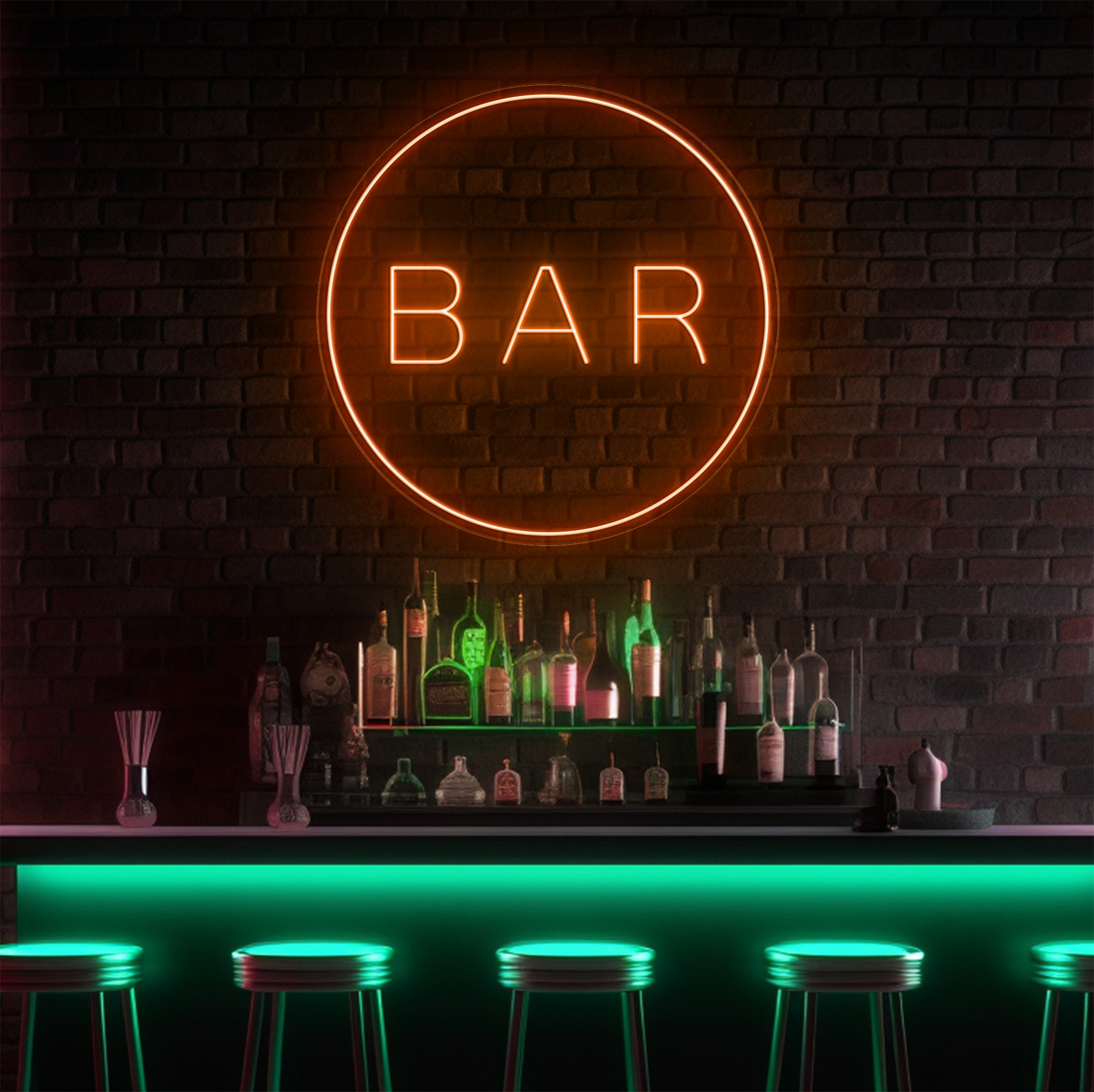 Bar Circle LED Neon!