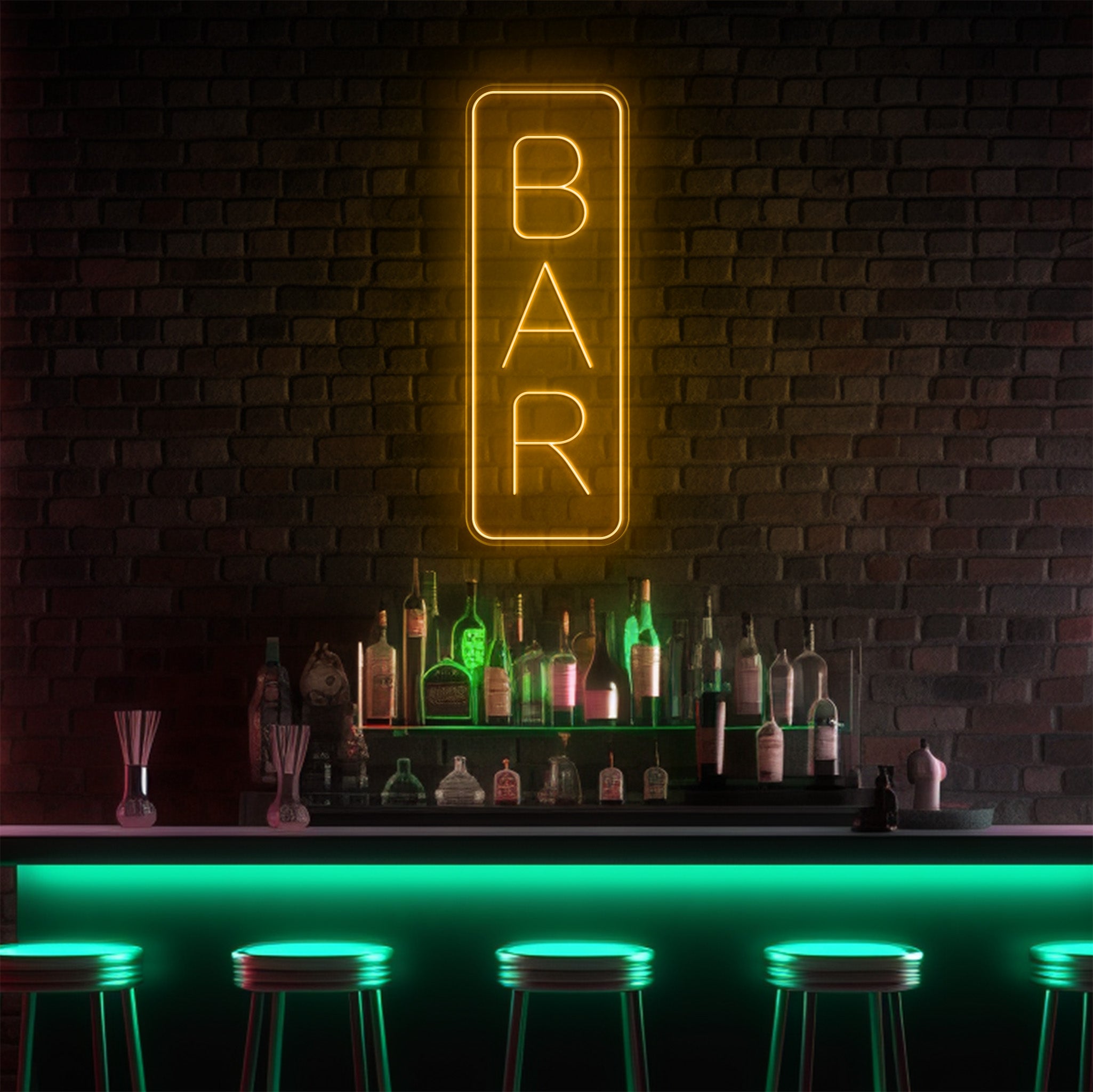 Bar Vertical LED Neon Sign!