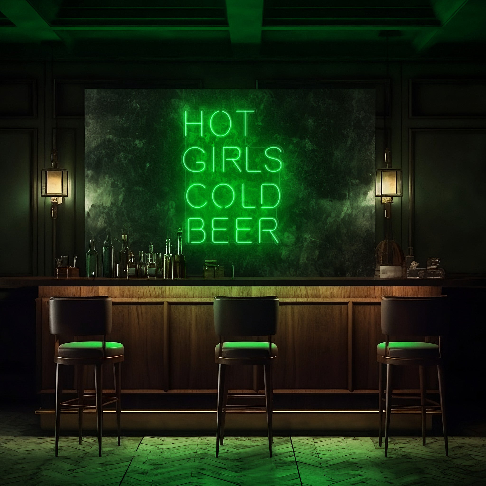 Hot Girls Cold Beer LED Neon Sign!