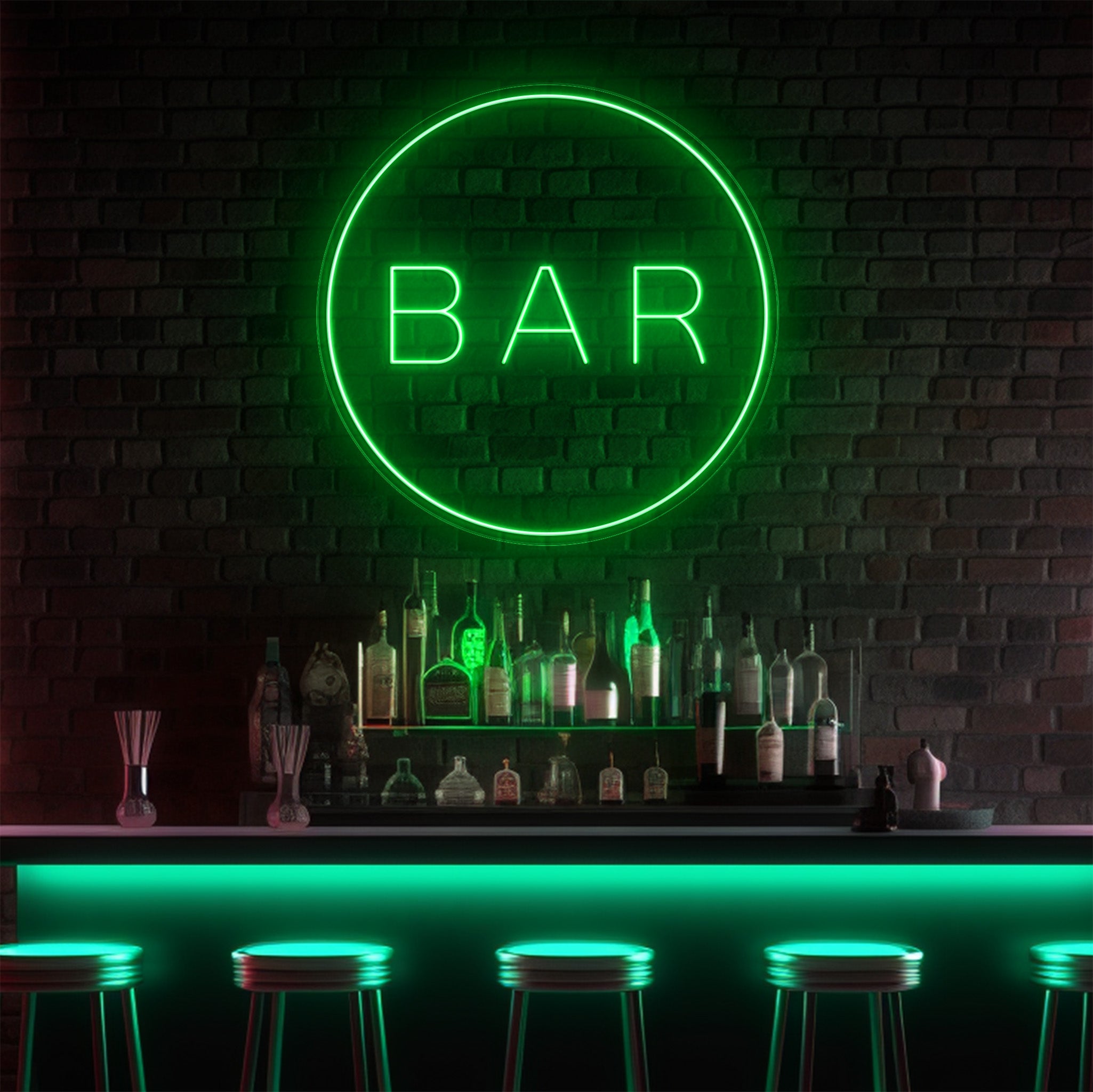 Bar Circle LED Neon!
