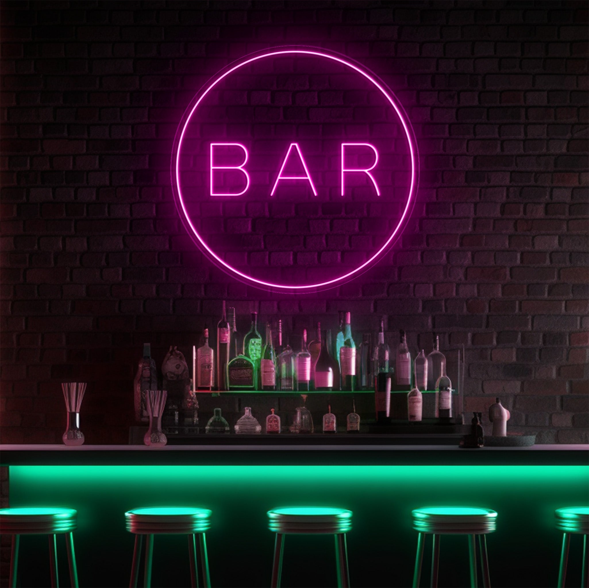 Bar Circle LED Neon!