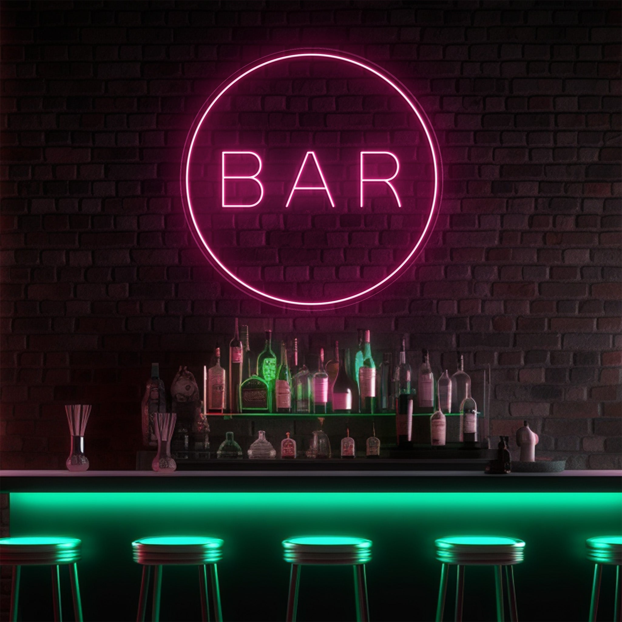 Bar Circle LED Neon!