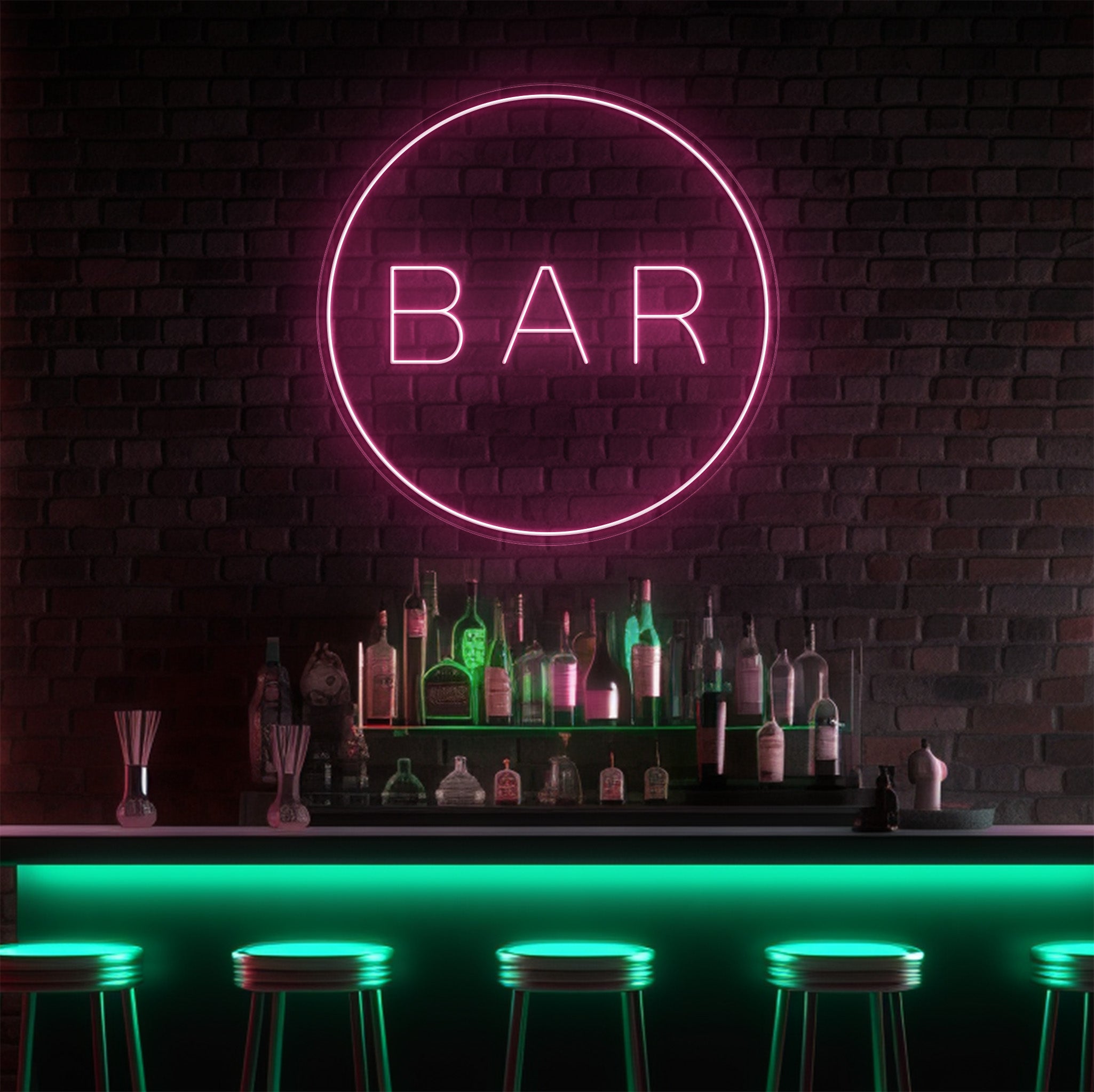 Bar Circle LED Neon!
