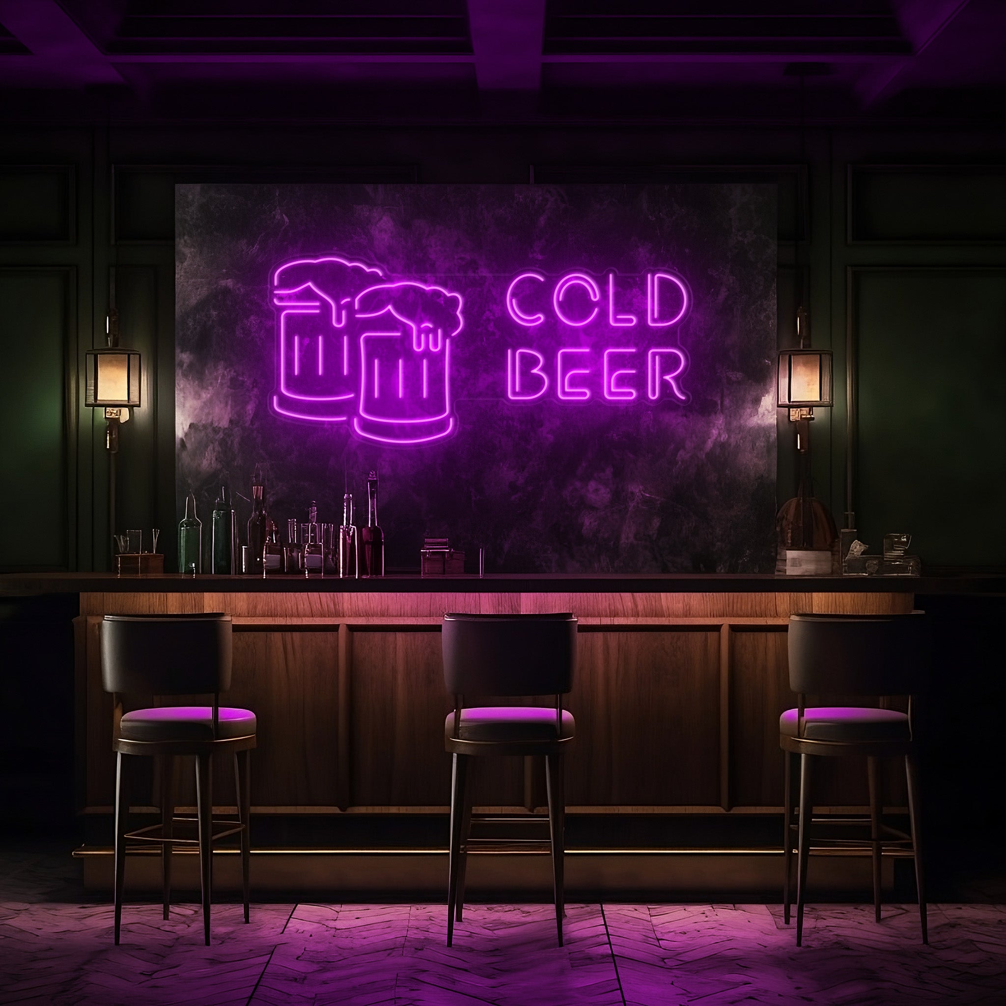 Cold Beer LED Neon Sign!