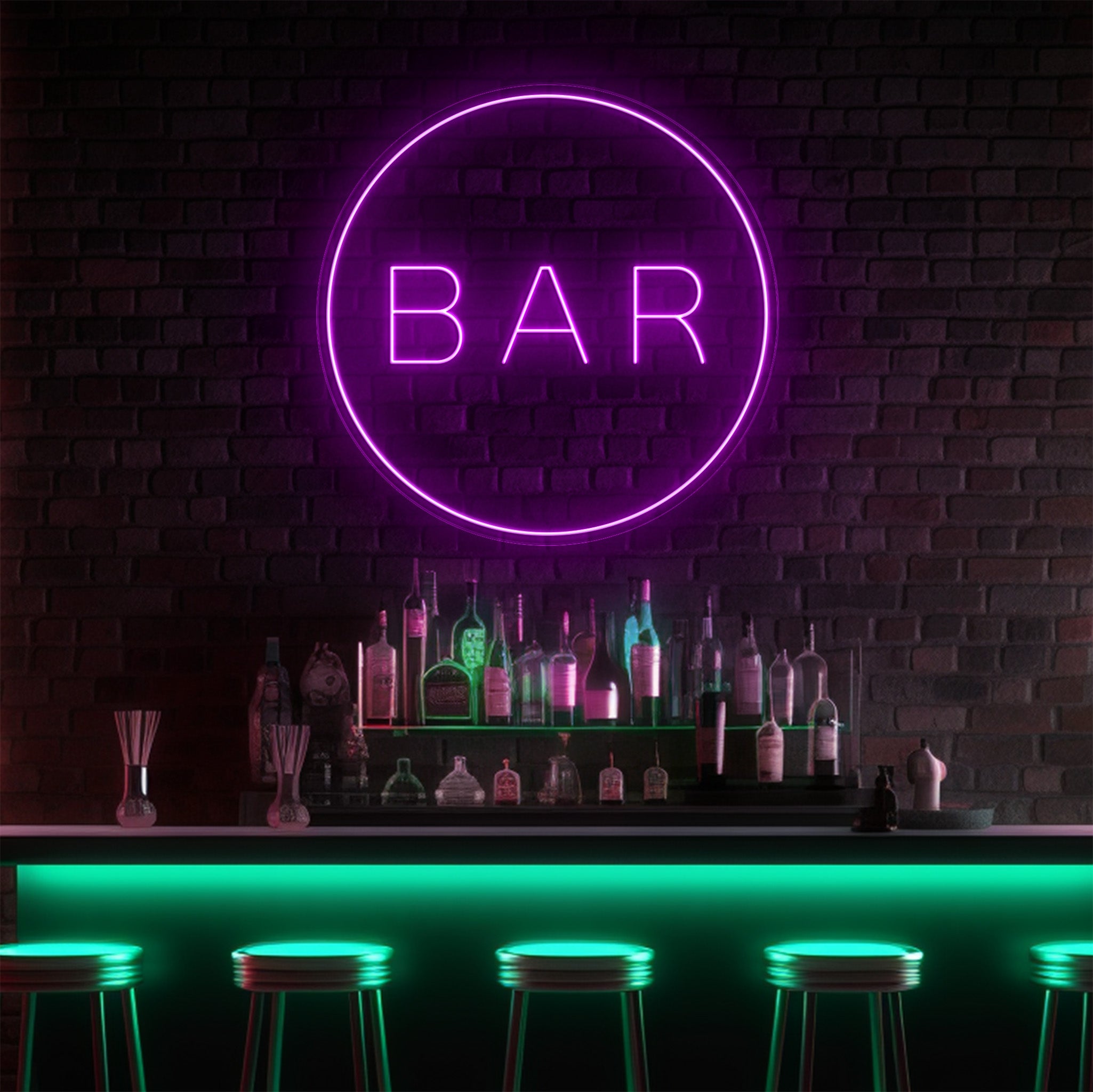 Bar Circle LED Neon!
