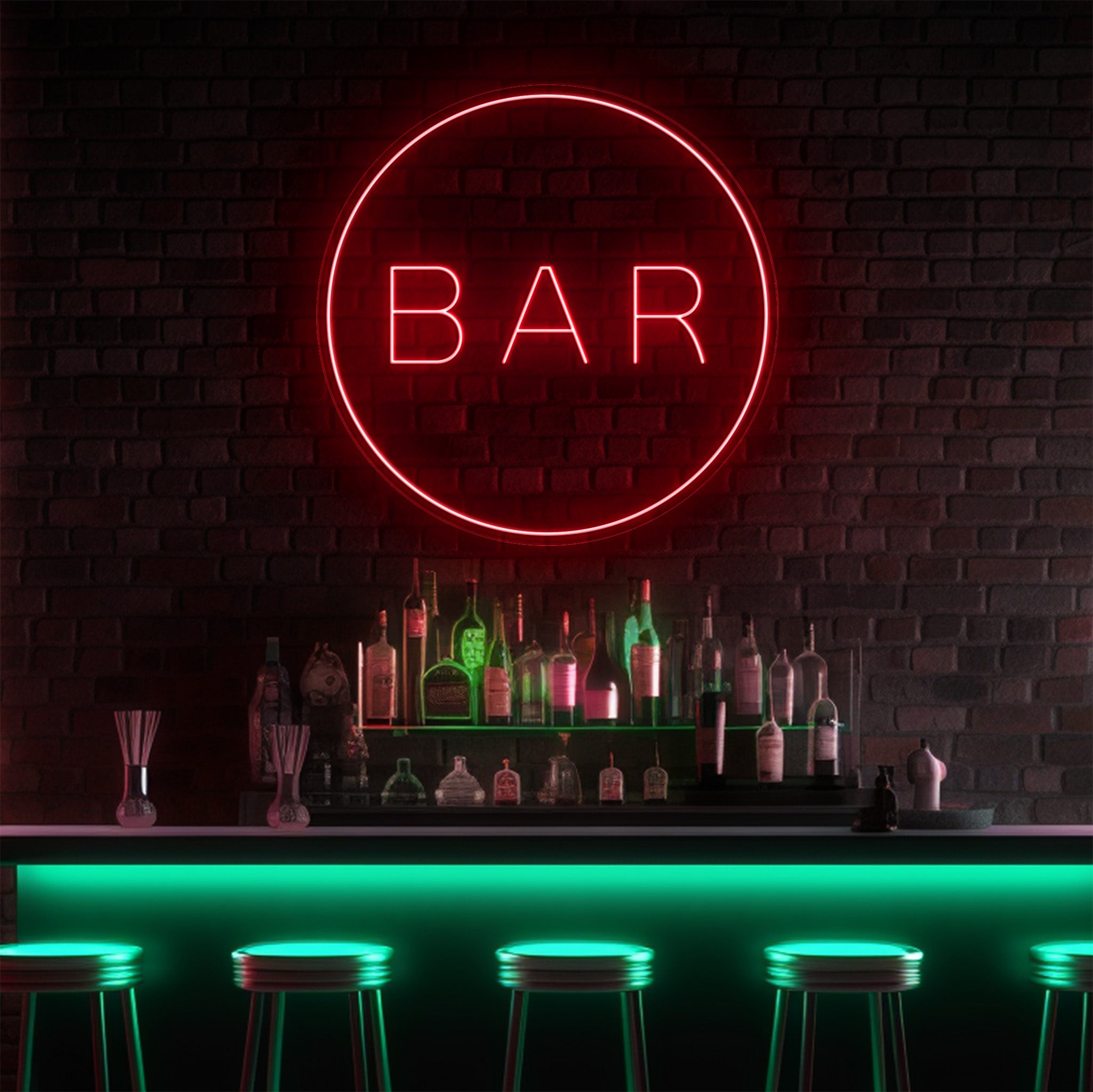 Bar Circle LED Neon!
