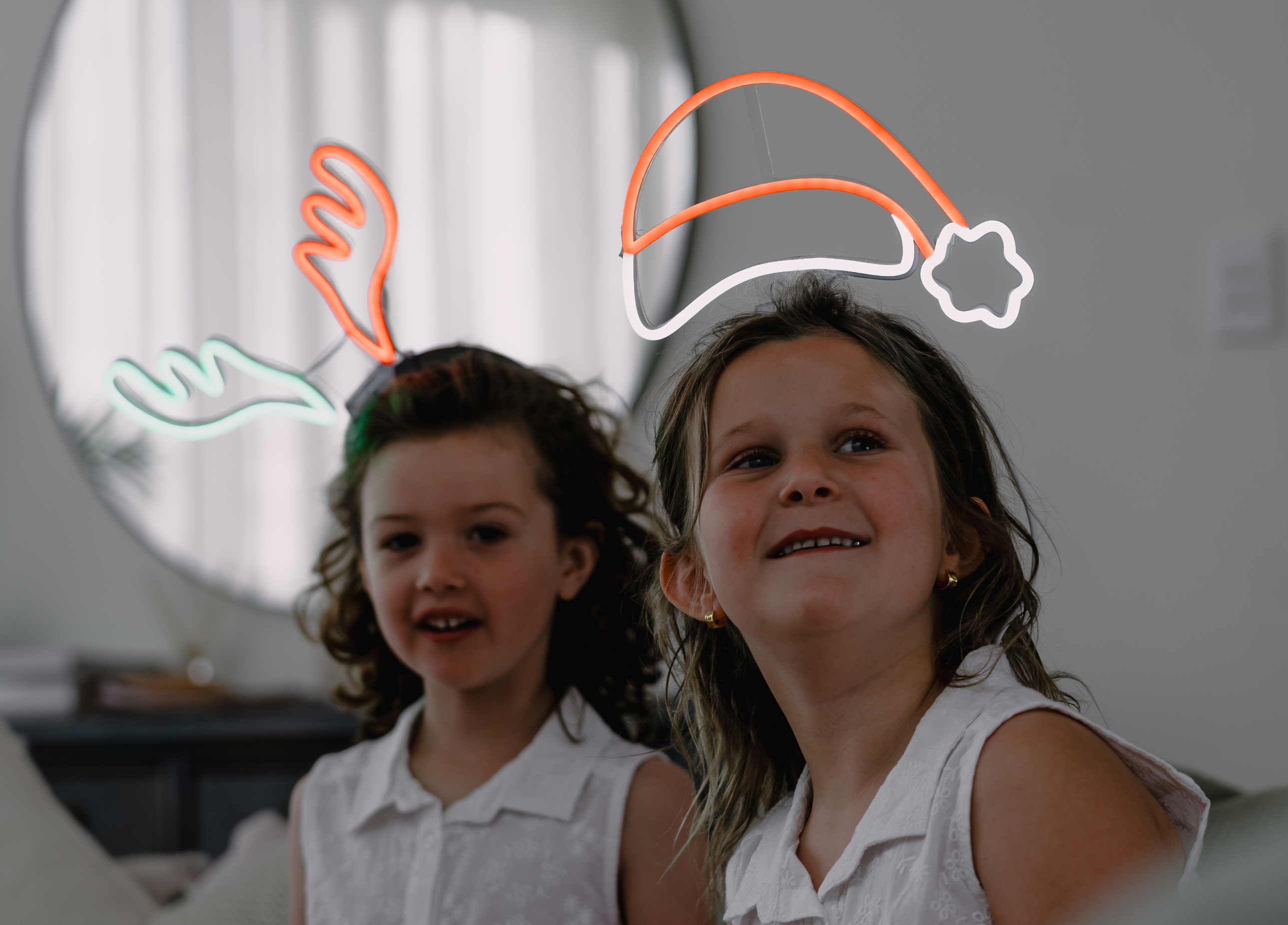 Santa Hat - Christmas Neon Headband!