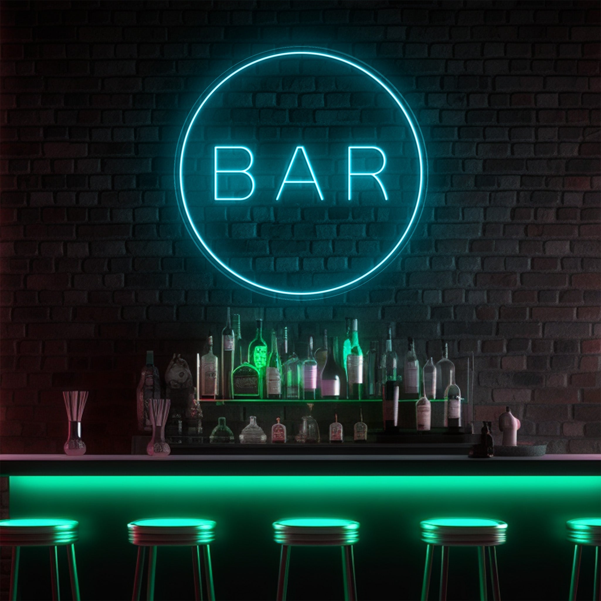 Bar Circle LED Neon!