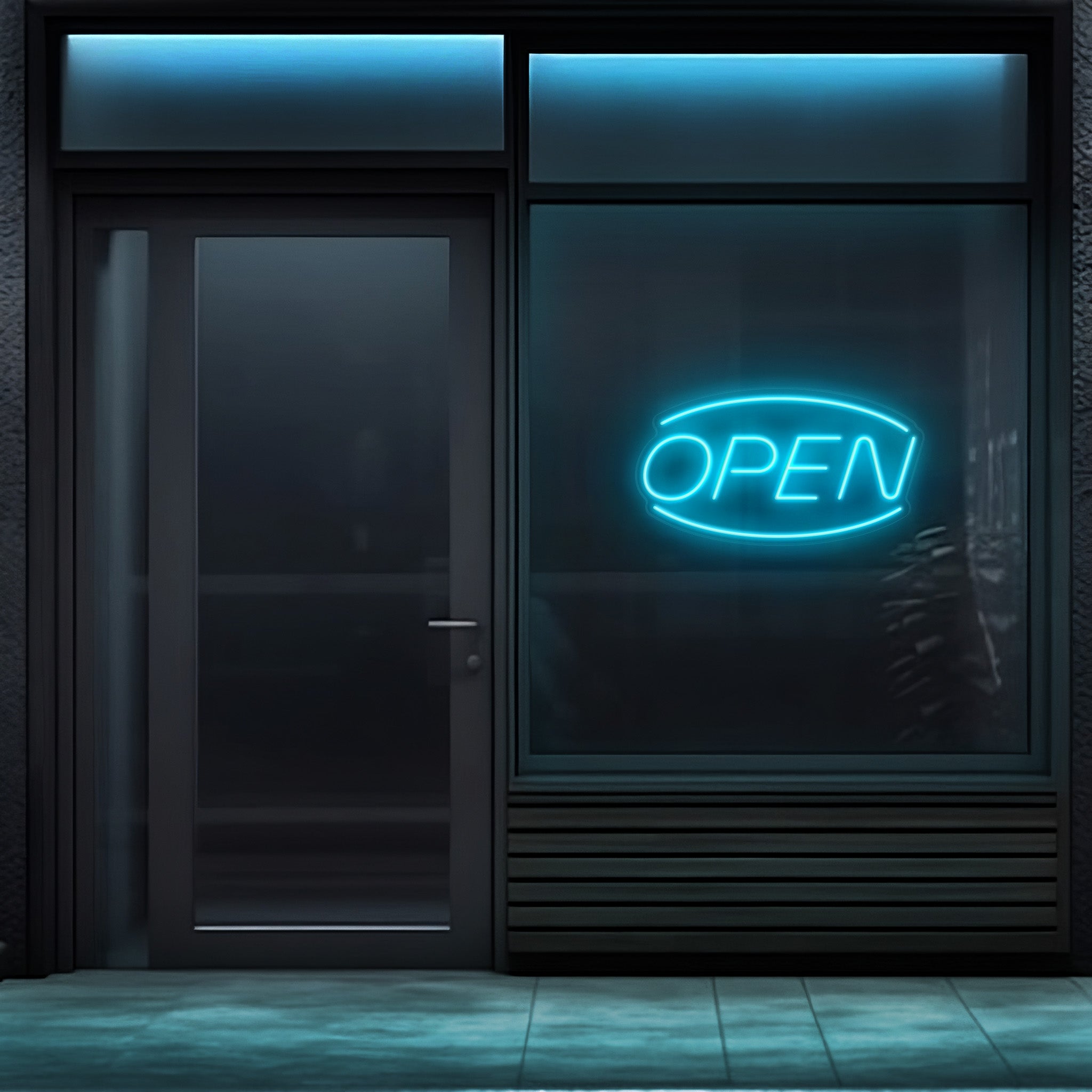 Open Oval LED Neon Sign!