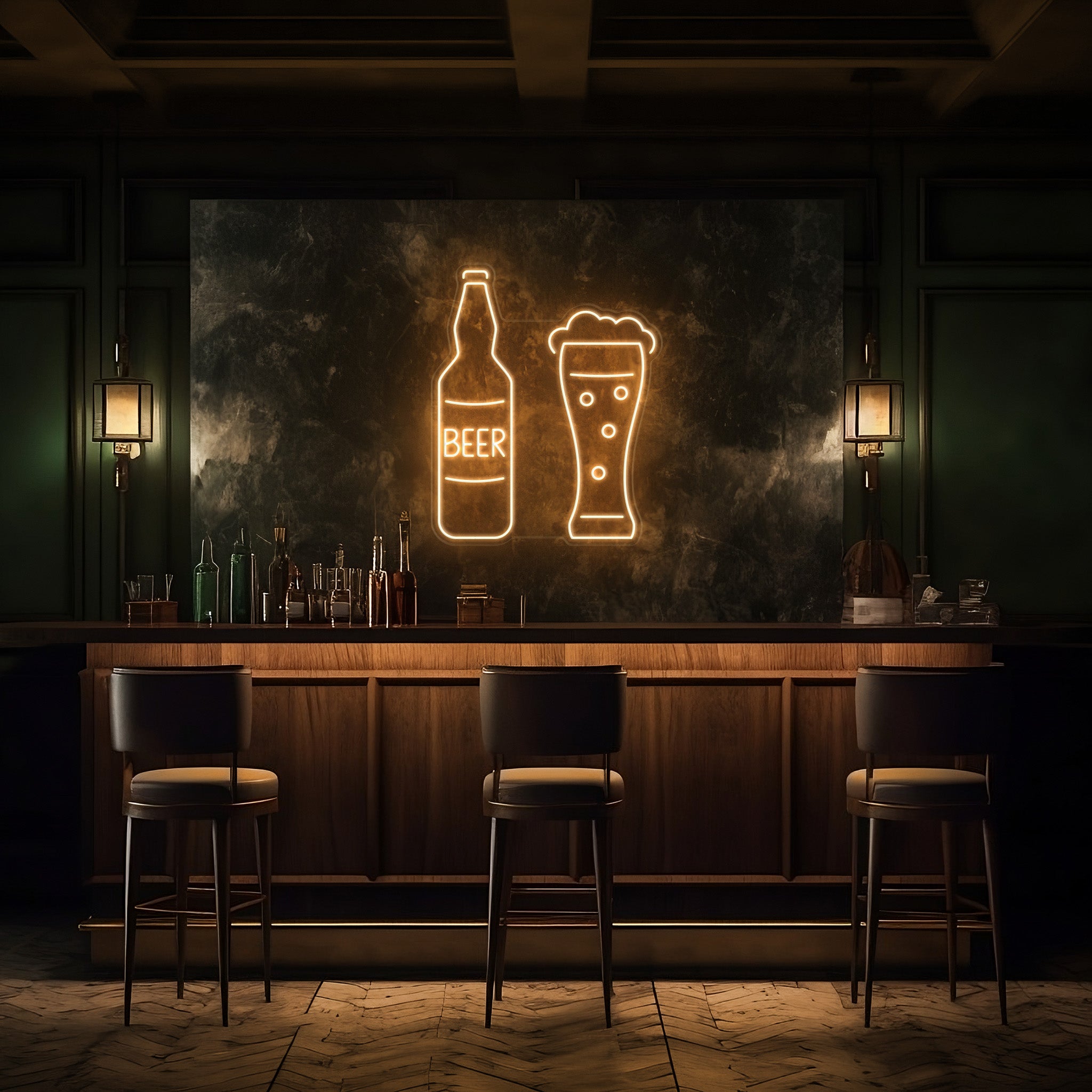 Beer & Schooner LED Neon Sign!