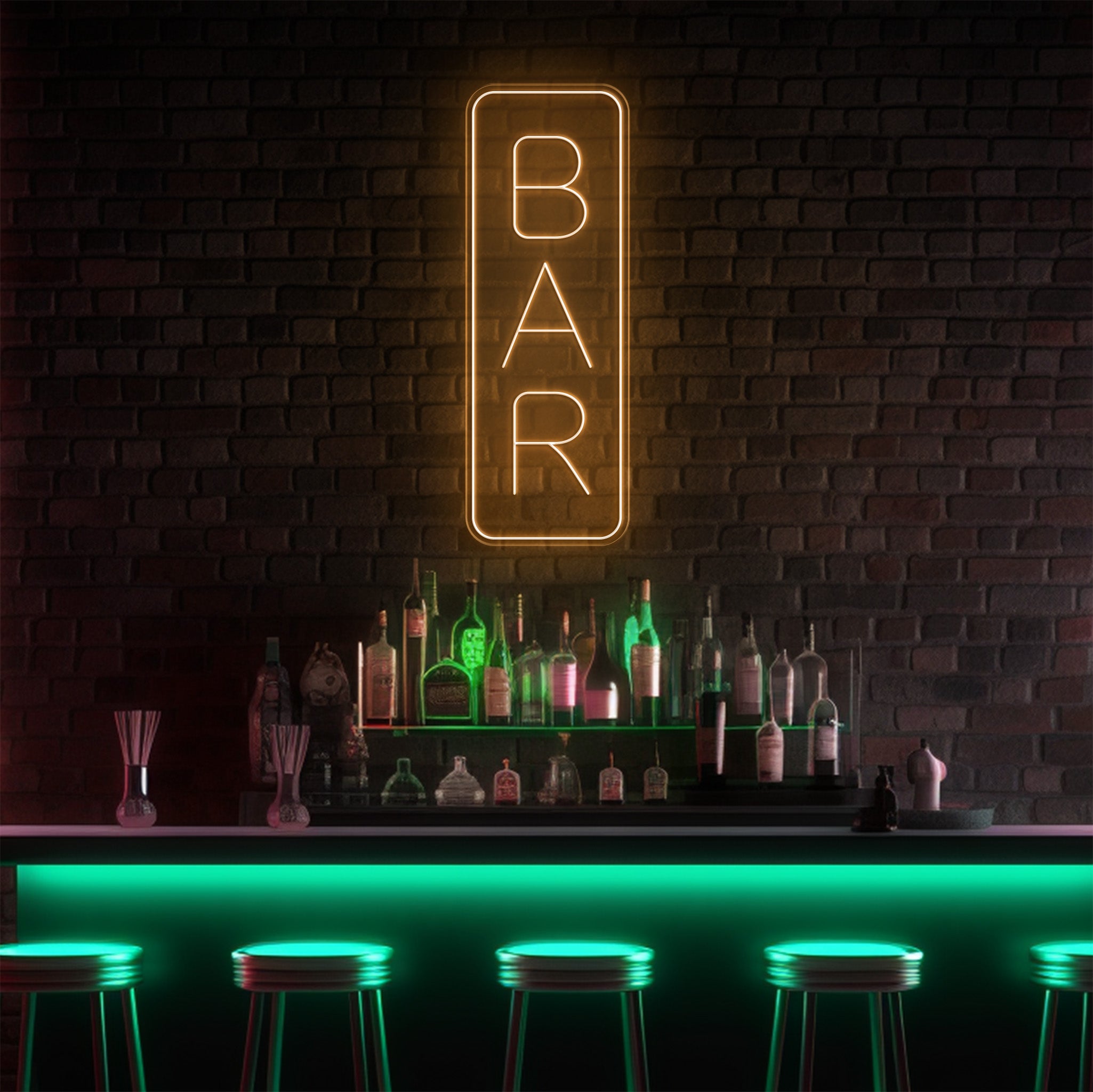 Bar Vertical LED Neon Sign!