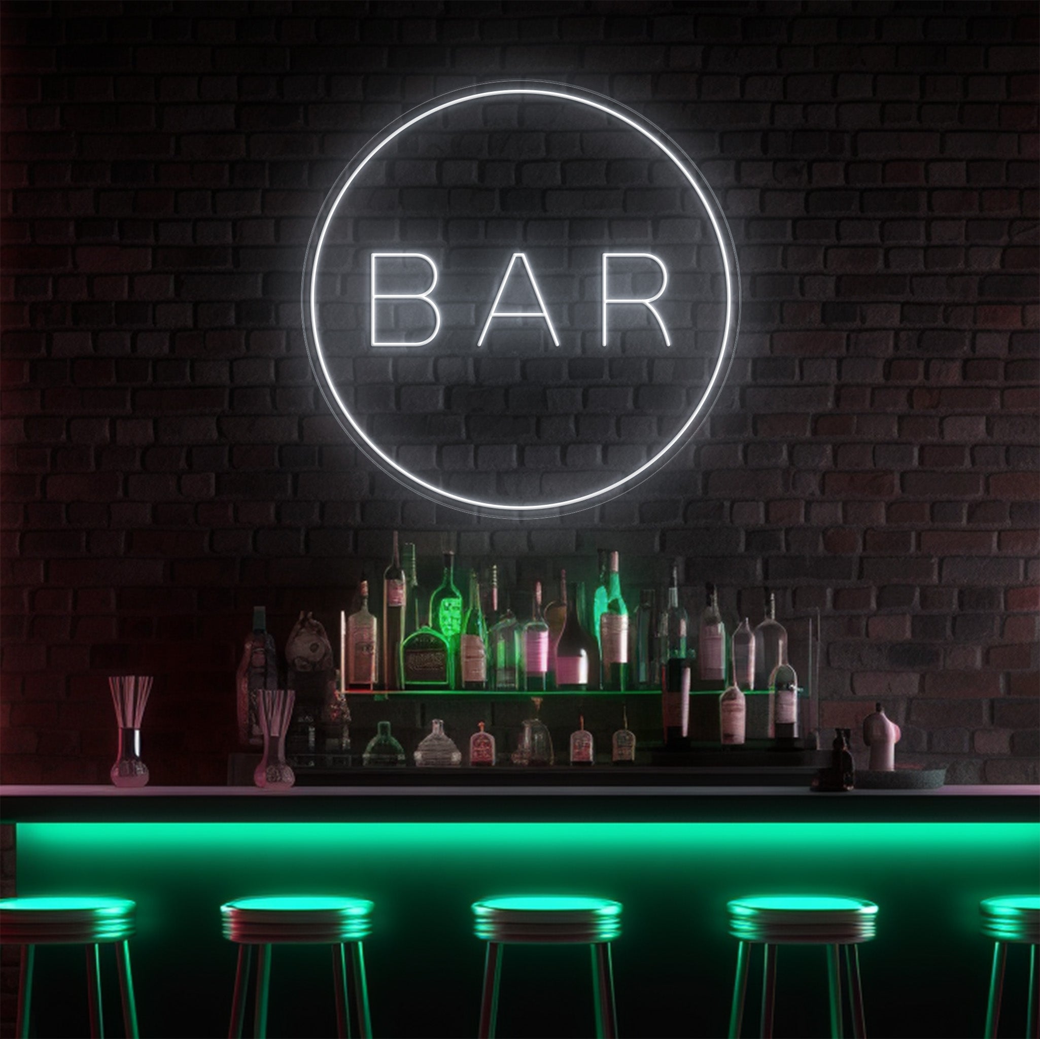 Bar Circle LED Neon!