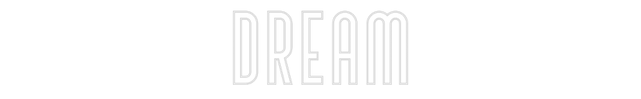 Custom Neon Text - Dream