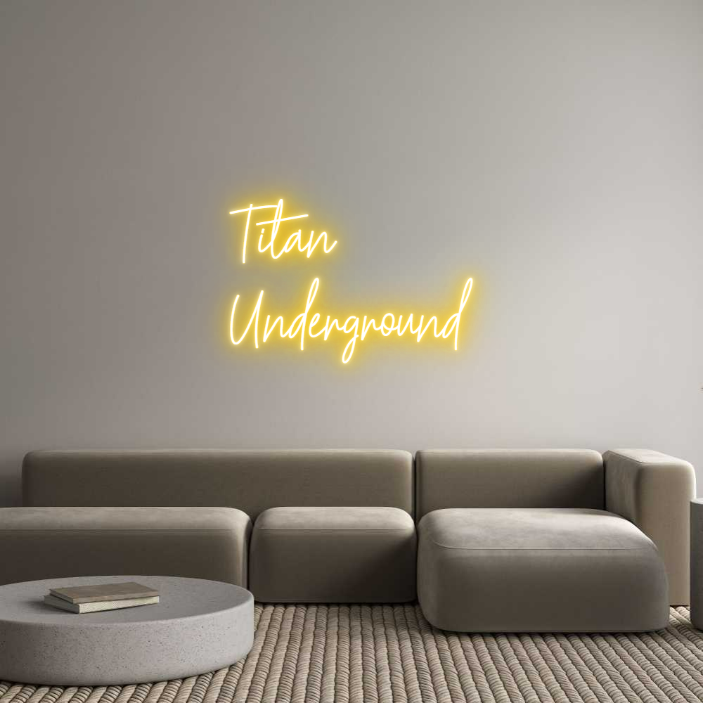 Custom Neon Text - Titan
Under...