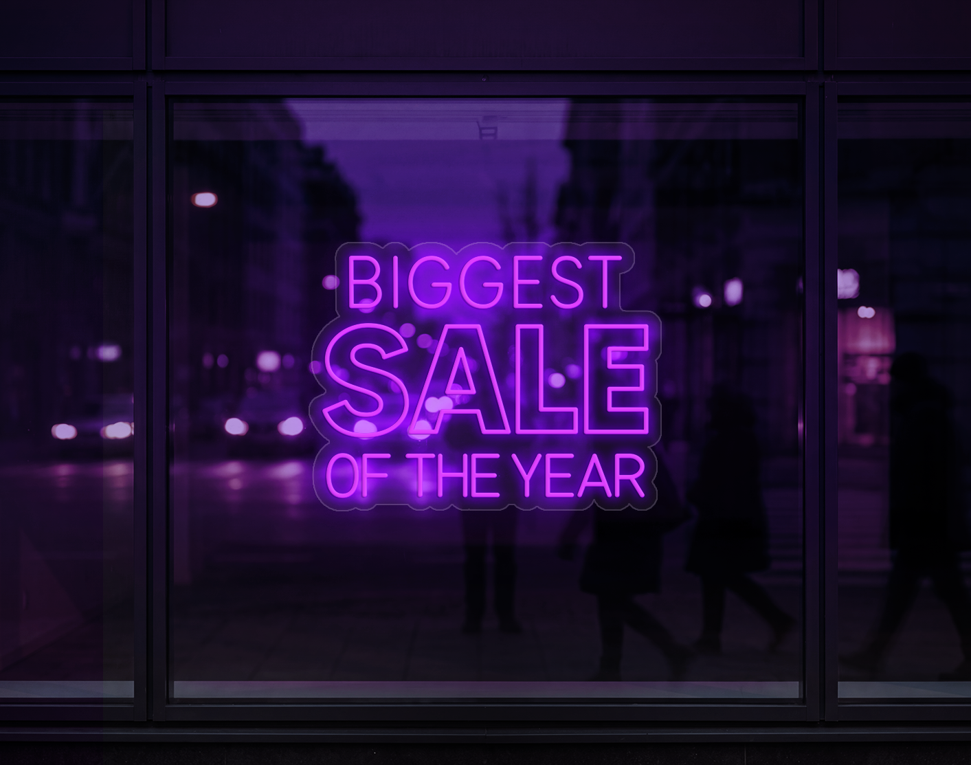 Biggest Sale Of The Year LED Neon Sign - Purple