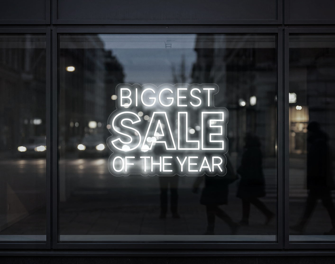 Biggest Sale Of The Year LED Neon Sign - White