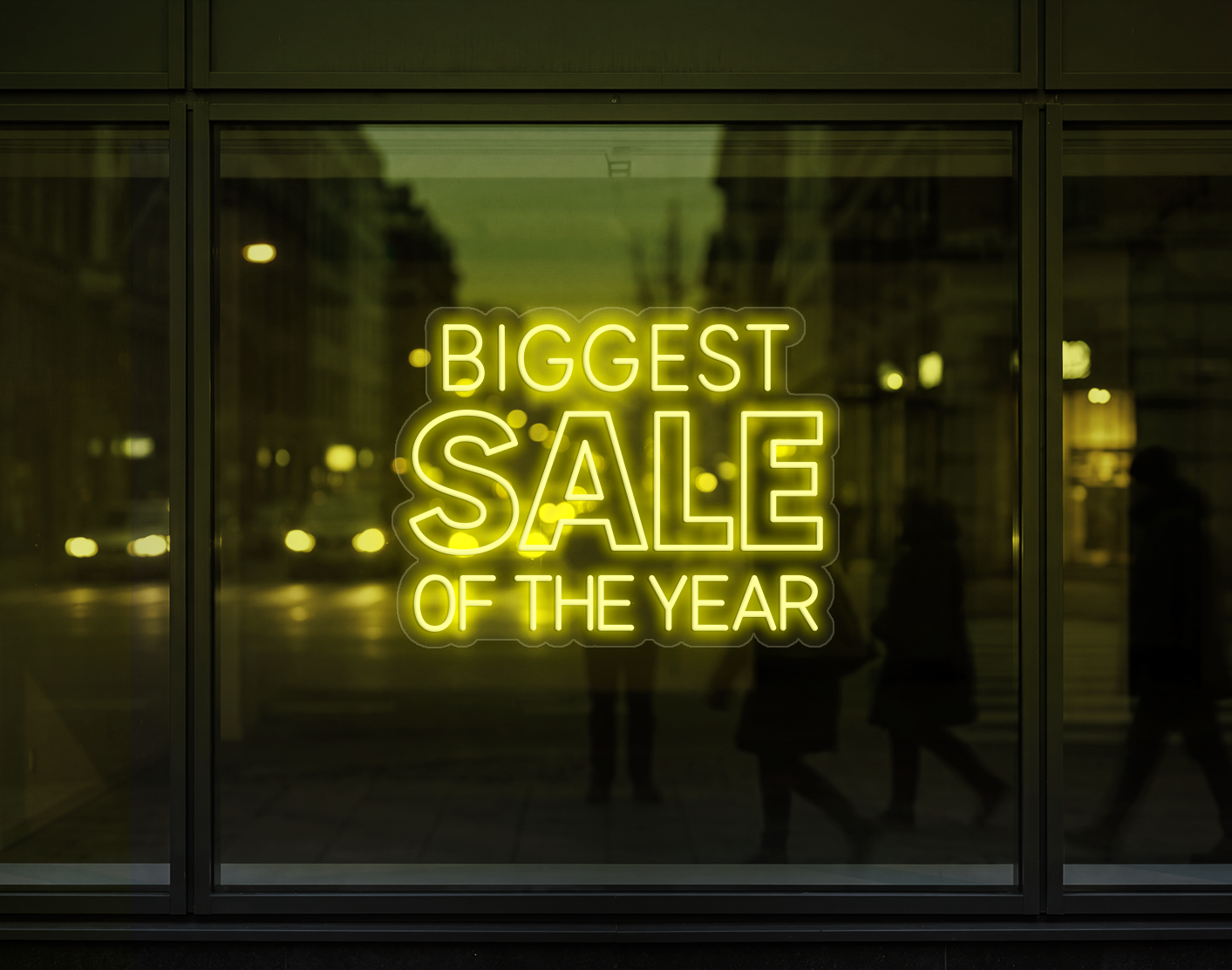 Biggest Sale Of The Year LED Neon Sign - Yellow