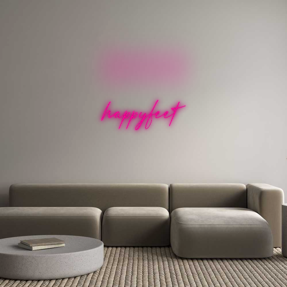 Custom Neon: happyfeet