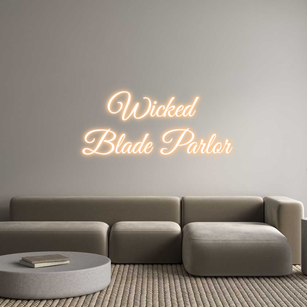 Custom Neon Text - Wicked
Blad...