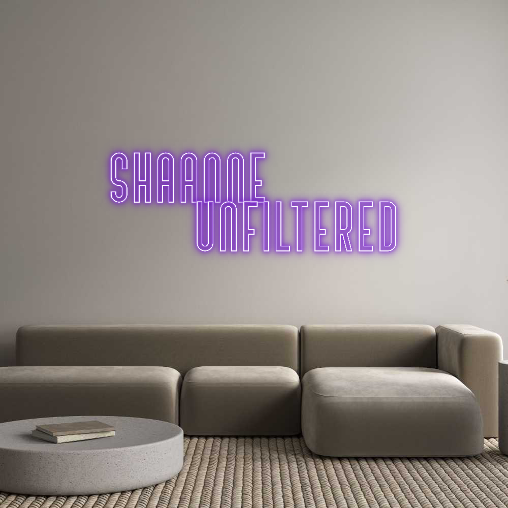 Custom Neon Text - Shaanne
...