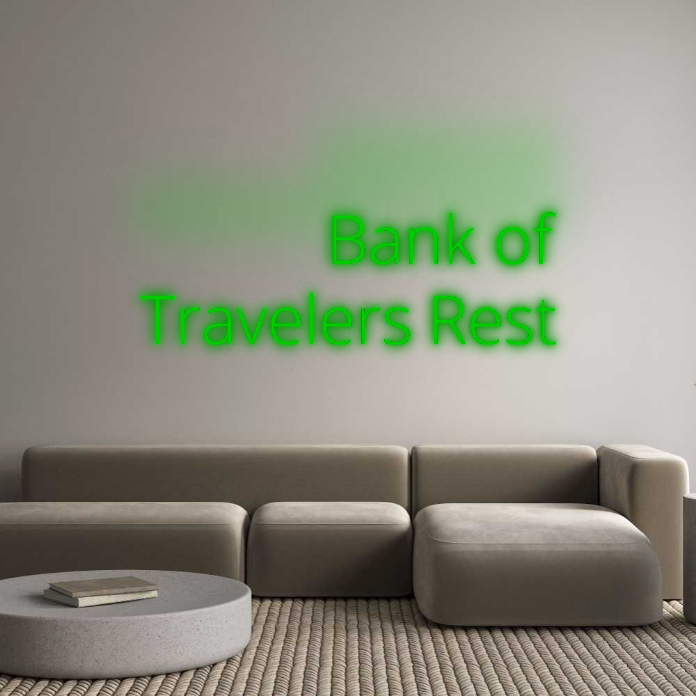 Custom Neon: Bank of
Trav...