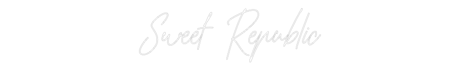 Custom Neon Text - Sweet Republic