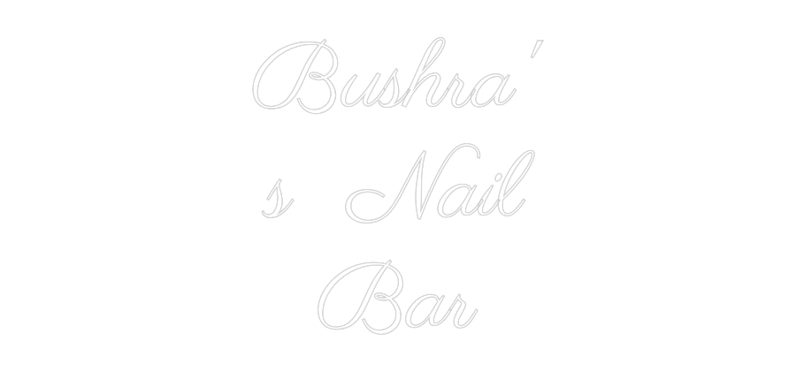 Custom Neon: Bushra'
s N...