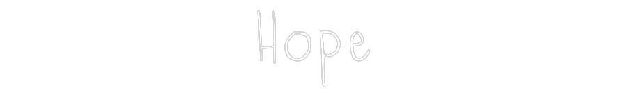 Custom Neon Text - Hope