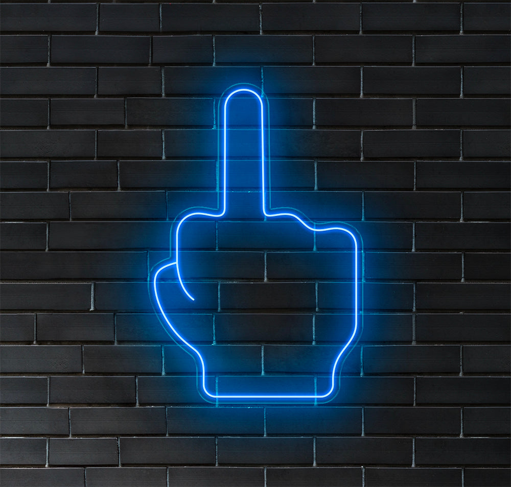 Middle Finger LED Neon Sign!