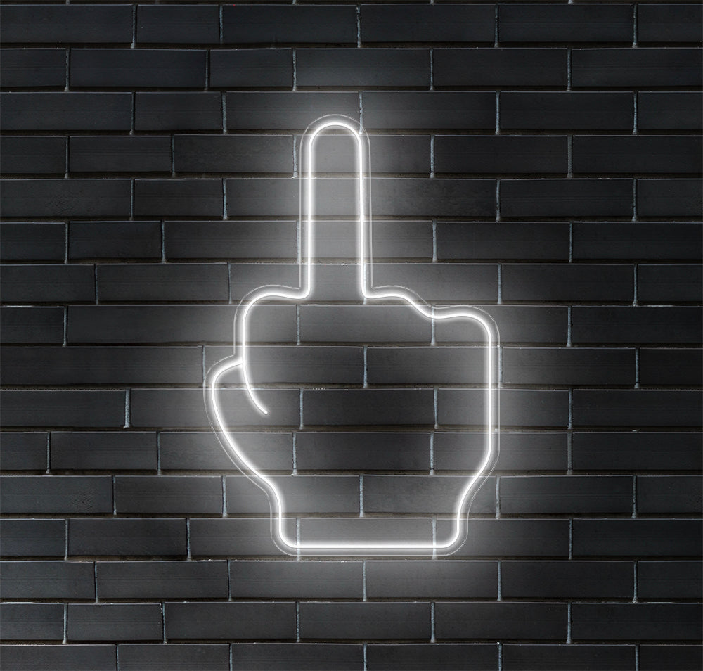 Middle Finger LED Neon Sign!