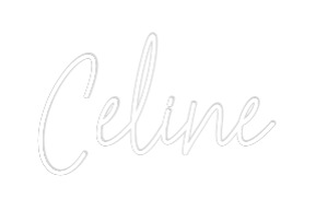 Custom Neon Text - Celine